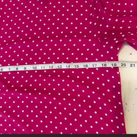 NWT ANN TAYLOR WHITE DOT MEDIA TOP - Picture 5 of 5